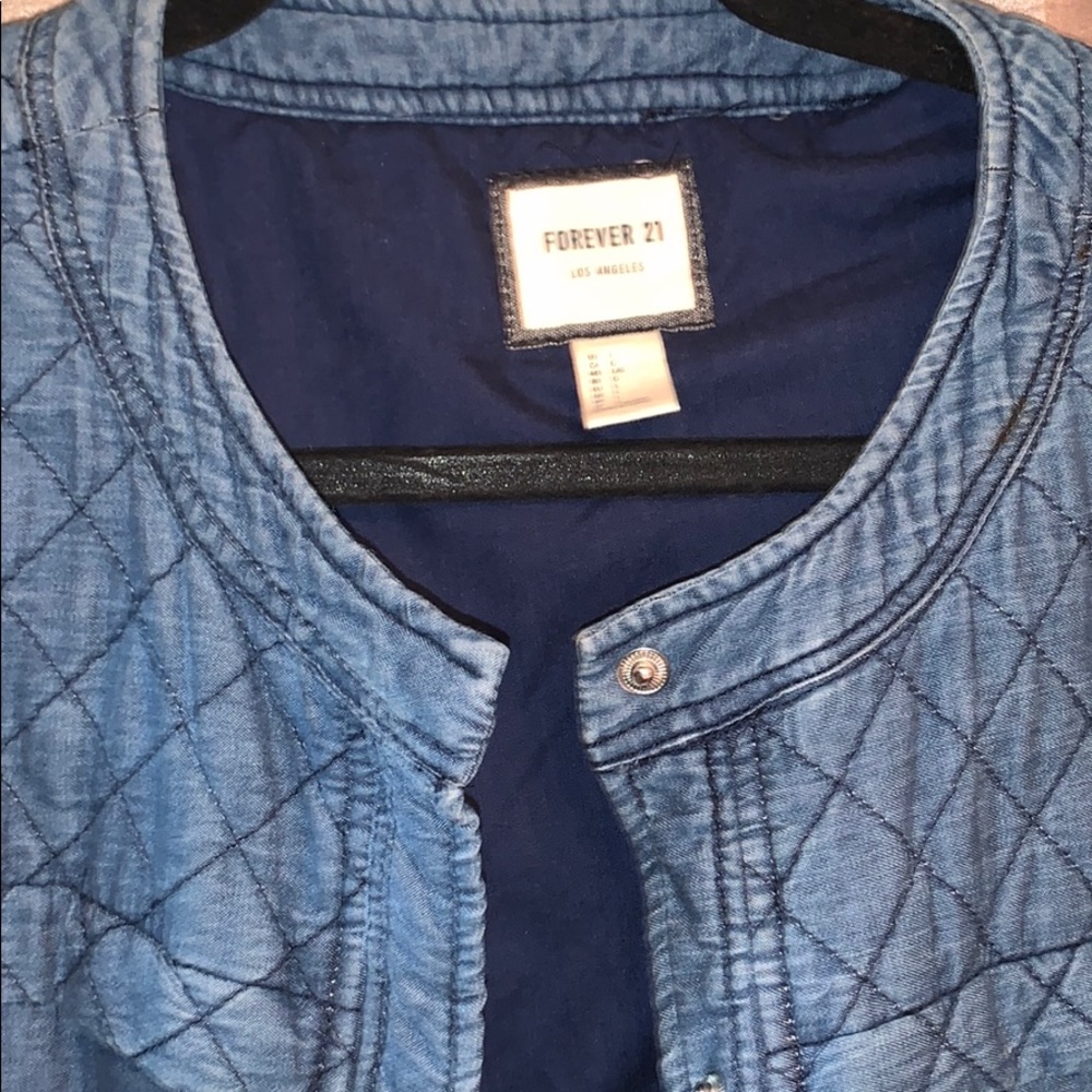 Jean Style Bomber Jacket - Picture 3 of 4